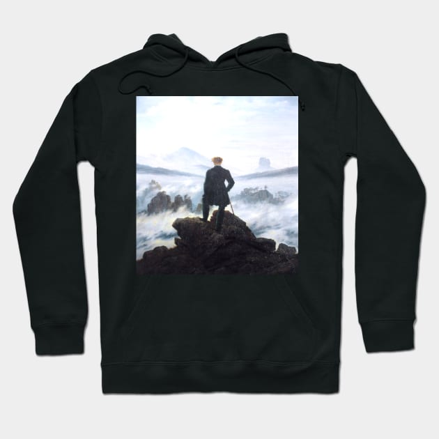 Wanderer above the Sea of Fog Hoodie by Copeman Designs